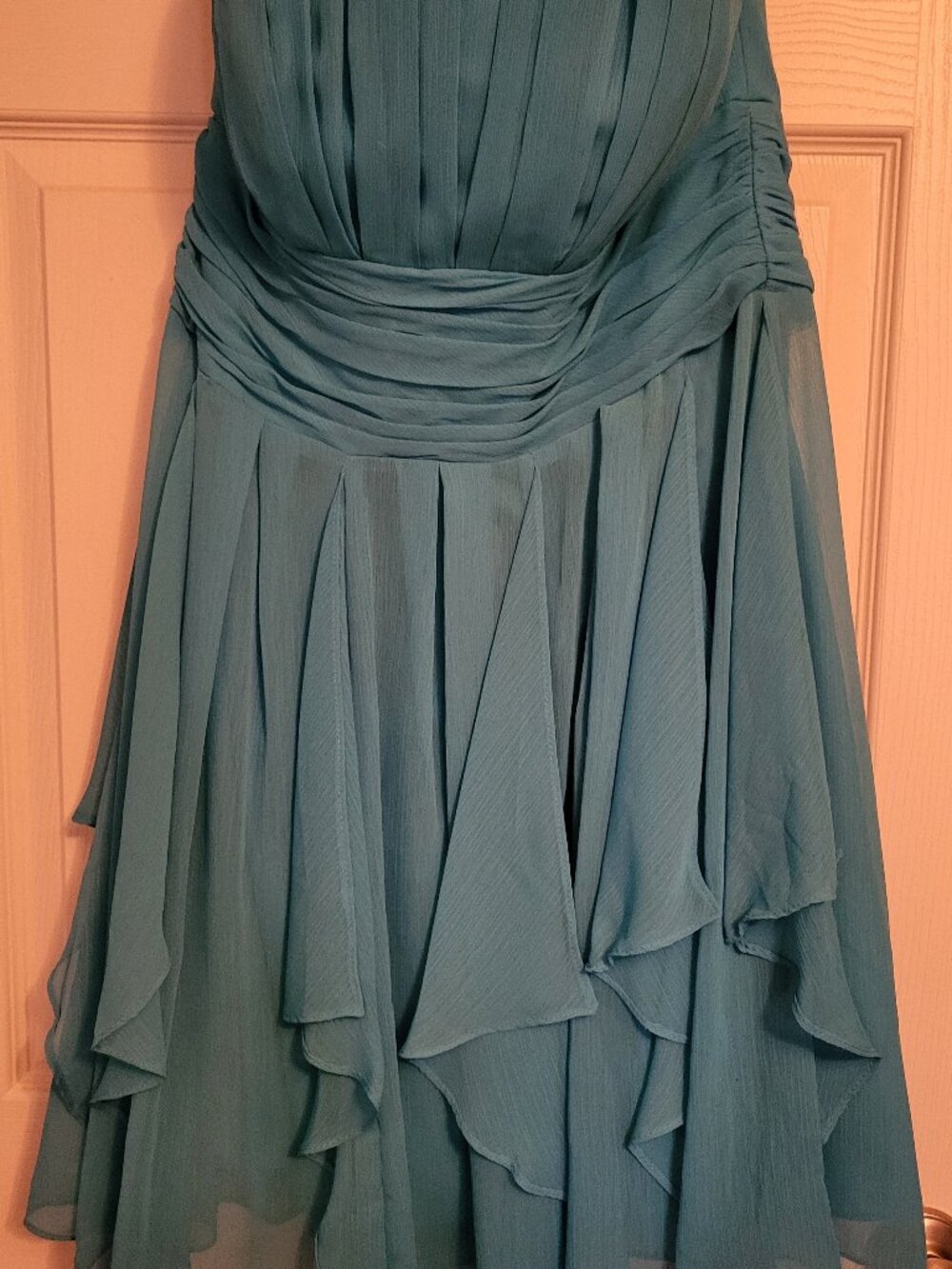 Stylish Bridesmaid Dress/Grad/Prom - Teal Green/Blue - Size 14